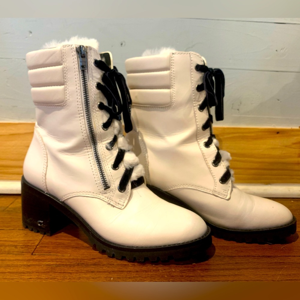 White Coach Boots